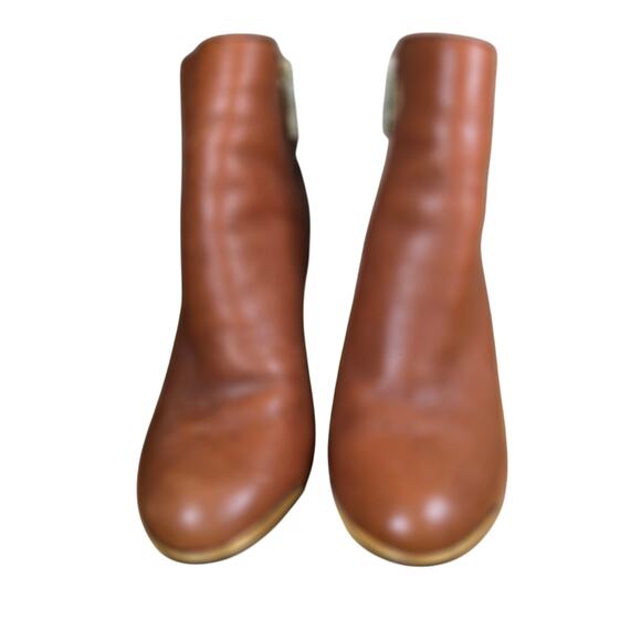 Louise et Cie Warren Boots Vince Camuto Brown Leather 3" Heeled Size 6 B - Picture 6 of 11
